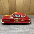 Vintage MARX Tin Litho  Fire Dept. C.F.D. Chief NO.1 Friction Car 6 3/4” Working