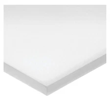 GRAINGER APPROVED BULK-PS-PE-39 PlstcSheet,HDPE,48"x48",0.25"T,Whte,Opaq 55RX57