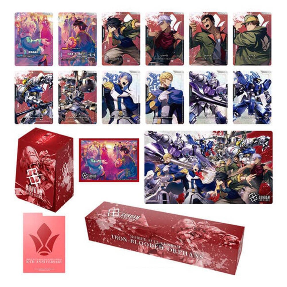 Gundam TCG Premium Accessory Set Mobile Suit Gundam IRON-BLOODED ORPHANS PB02 Ja
