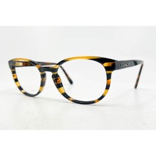 Coach HC6102 Eyeglasses Black Amber Glitter Varsity Stripe 5440 51-18-140 Womens
