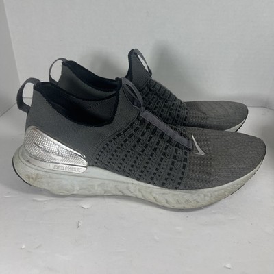 Nike Mens React Phantom Run FK2 CJ0277-006 Gray Running Mens Size 12 No Box