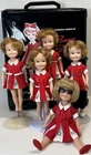8” PENNY BRITE LOT •1964 Carrying Case w/Dolls (4 vtg 1 2007 repro) Accessories