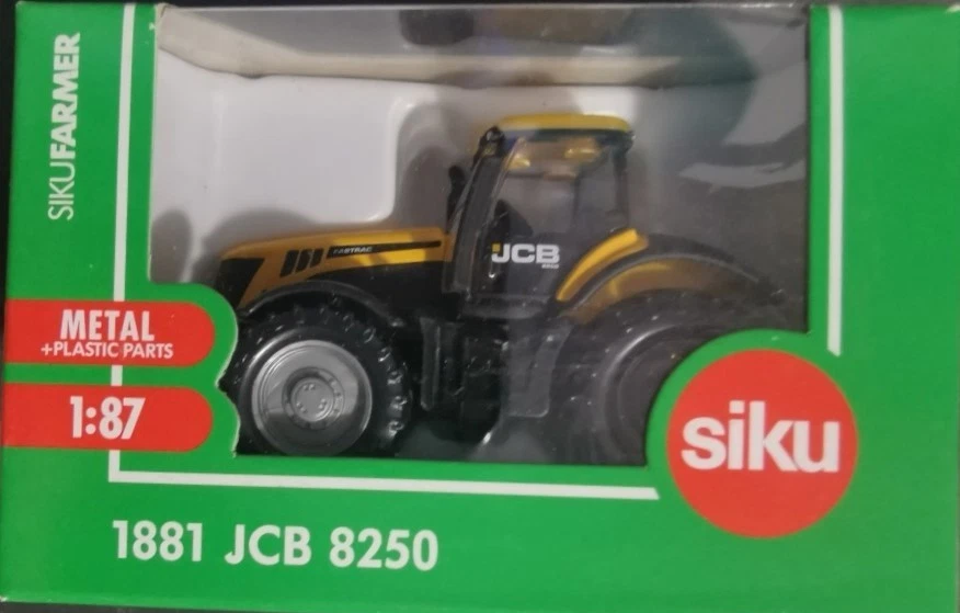 SIKU 1881 Trattore JCB 8250 - scala H0 - Immagine 2 di 4
