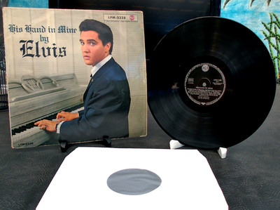 1 x German LP Elvis Presley His Hand In Mine  RCA LPM  - 2328