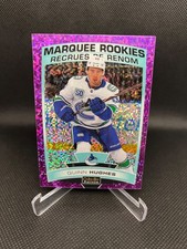 2019-20 O-Pee-Che OPC Platinum Violet Pixels Quinn Hughes Marquee Rookie /399 