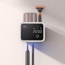 Toothbrush Holder for Bathrooms,Electric Toothbrush Holders with Smart Drying...