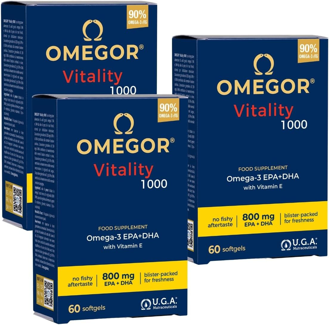 Omega 3 Vitality 1000 | Equilibrio Naturale EPA/DHA e Vitamina E