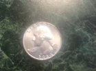 1964-D Washington Quarter (brown/purple)