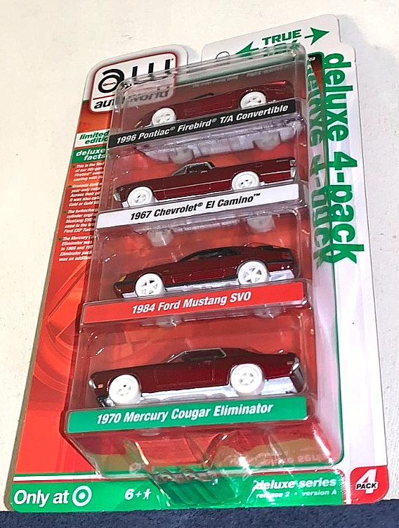 AUTO WORLD TARGET ONLY PONTIAC,CHEVY,FORD & MERCURY ULTRA RED