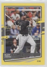 2020 Panini Donruss Back Variation Yellow Eloy Jimenez (The South Side) #121 4nl