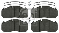 Febi Bilstein Bremsbelagsatz, Scheibenbremse Vorne Hinten