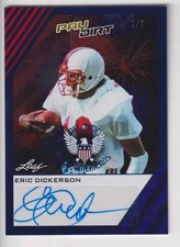 ERIC DICKERSON 2026 LEAF PAY DIRT FOOTBALL AUTOGRAPH AUTO CARD #D 1/1