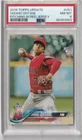 2018 Topps Update Shohei Ohtani #US1 Pitching In Red Jersey PSA 8 NM-MT