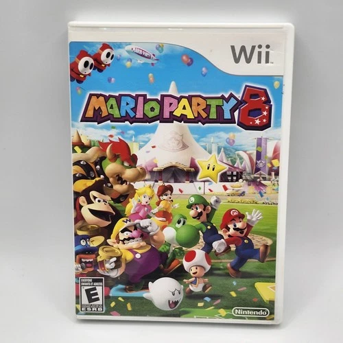 Mario Party 8 Nintendo Wii Video Game Complete w/ Manual 2006 Tested