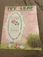 Rare! Alpha kappa Alpha Sorority Ivy Leaf Magazine Winter  1994/95