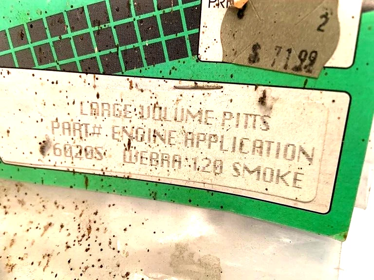 SLIMLINE large volume Pitts  Muffler -NEW 6020s webra 120 smoke - Image 3 of 4