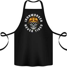 Iron Worker Scull Cotton Apron 100% Organic