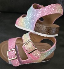 Toddler Reagan Slip-On V3lcro Sandals Cat  Jack - Multicolor Pastel Glitter