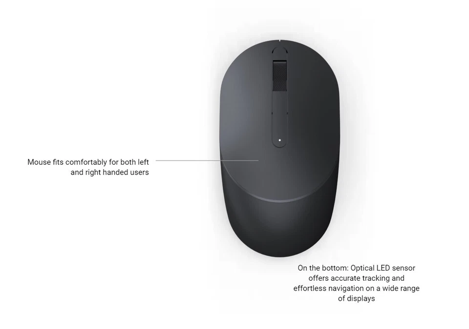 Dell Pro Wireless Keyboard & Mouse Set - Black (KM5221WBKB-UK) - Image 2 of 4