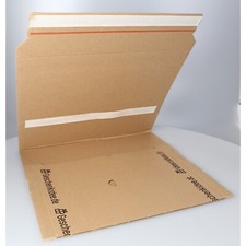 Buchverpackung Wickelverpackung Buchkarton mit Kantenschutz -Restposten 28 St&uuml;ck