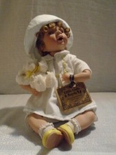 2004 Boyds Bear Little Girls & Boyds Mary With Felice A Little Lamb Doll 4726