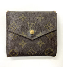 LOUIS VUITTON Monogram Portemonnaie Bie Carte Credit Compact Wallet M61660 Brown
