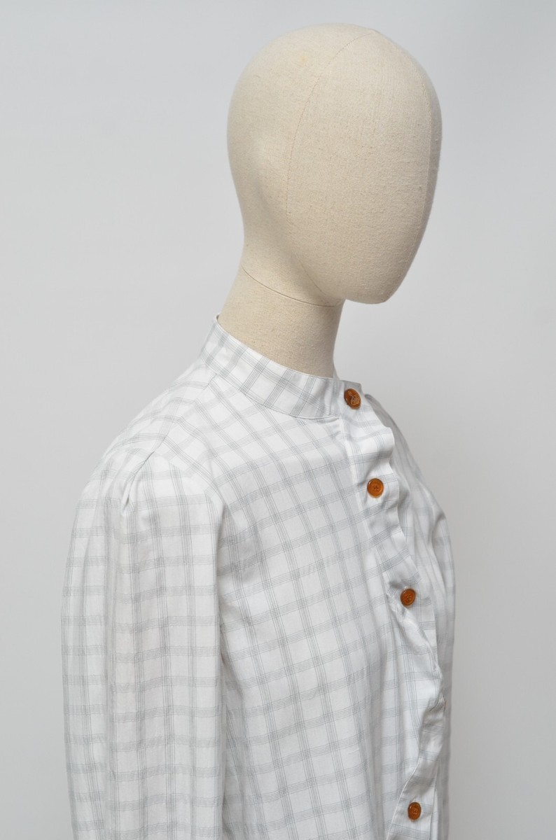 Vivienne Westwood Asymmetry Check Shirt