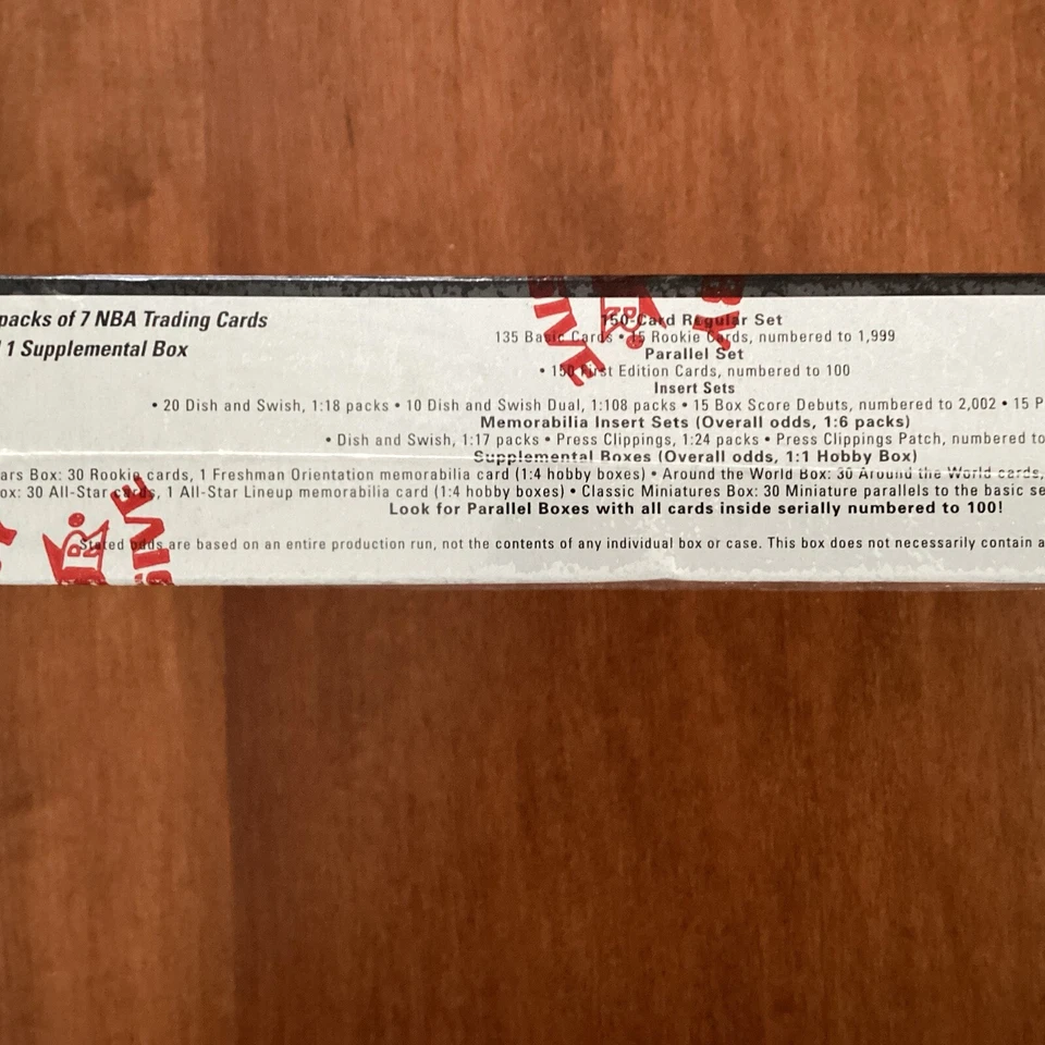 2002/03 Fleer Box Score Basketball Hobby Box (RARE) - Image 3 of 4