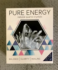 Pure Energy Natural Quartz Crystals w/Satchel Natural Stones Healing Meditation