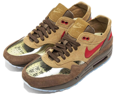 Size 9.5 and 9 - Nike Air Max 1 clot Kiss of Death CHA