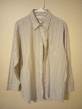 editions van heusen Mens Button Up Striped Shirt Size 16 1/2 32/33