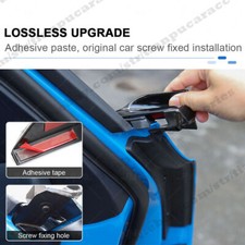 For Ford Mustang Mach-E 2021-2025 Gloss Black Rear Outer Door Pull Handle 2PCS