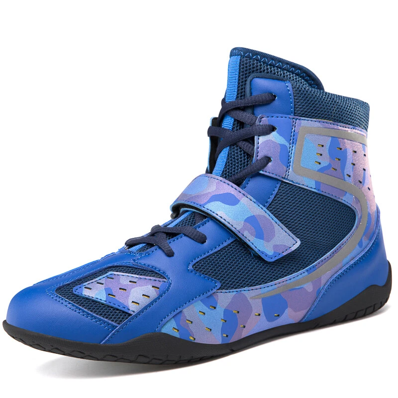 Fashion Men Fighting Shoes High Top Wrestling Sneakers Boxing