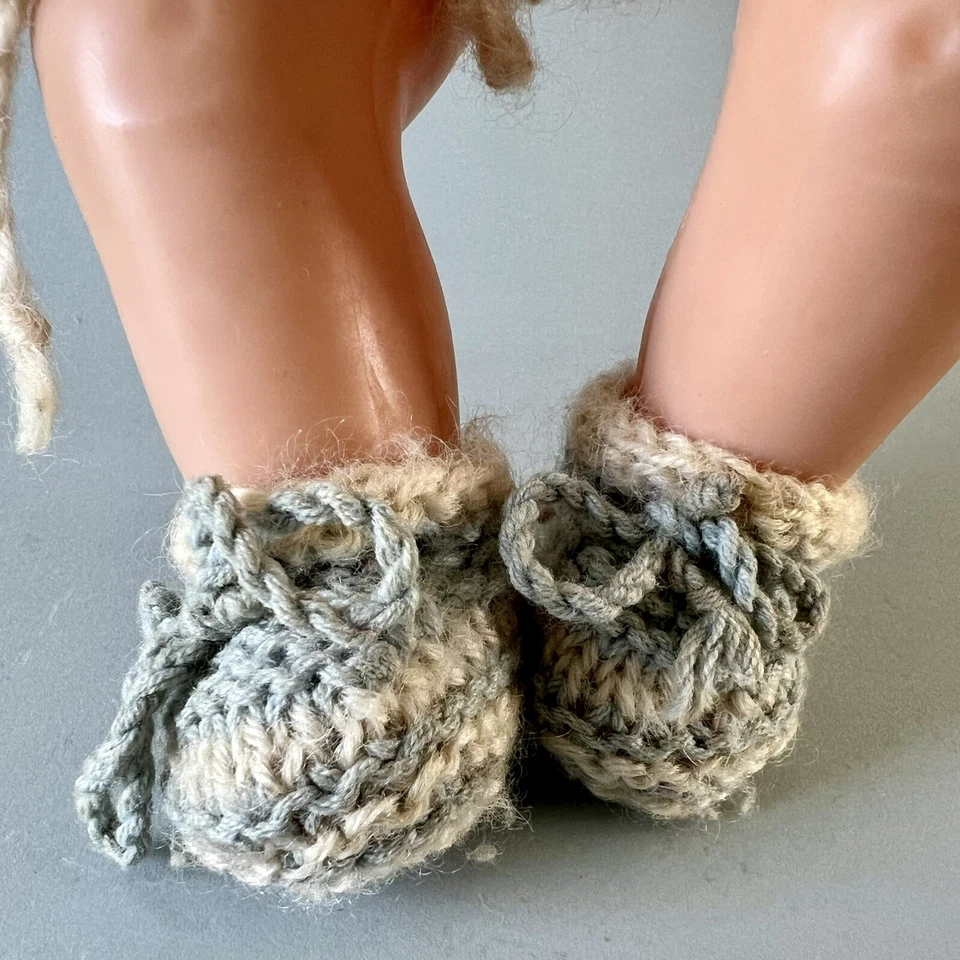 Poupon ancien 50s Prince Charming poupée bébé caoutchouc pouet Made in France - Photo 2/4