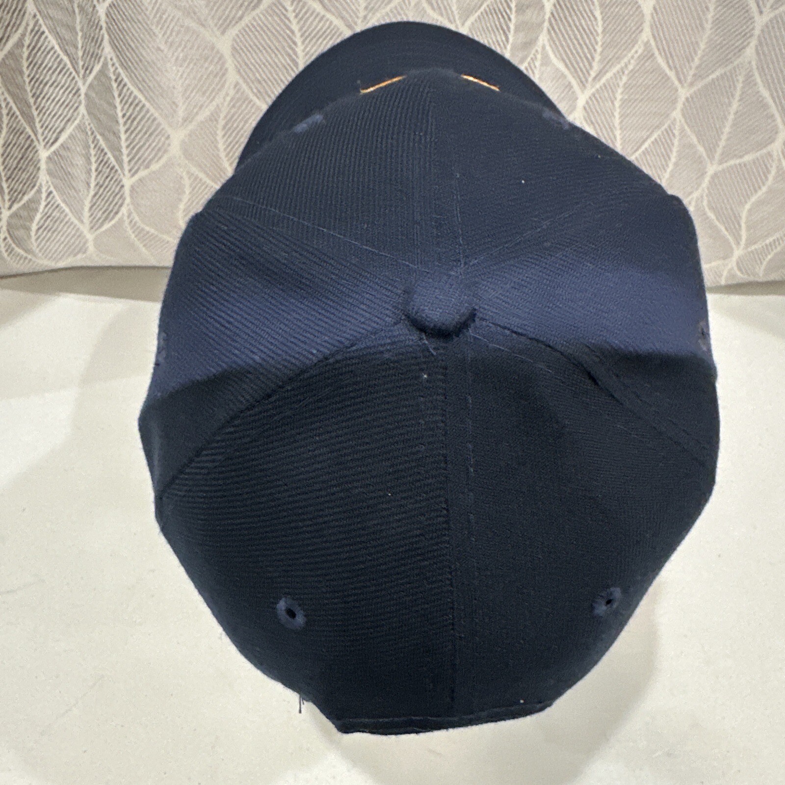 Interlocked Notre Dame Interlocked Gold Letters on Navy Blue Hat Cap UnBranded 65% ...