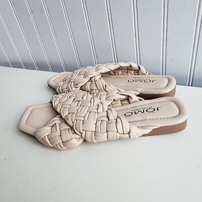 Cape Robbin JOMO Joelina Flat Fashion Wrapped Slip On Open