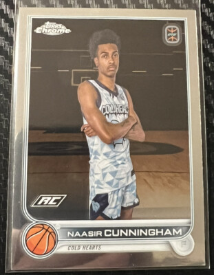 2022-23 Topps Chrome Overtime Elite OTE Naasir Cunningham RC #5- Top Prospect