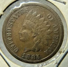1884 Indian Head Penny Very Fine+ 11.29