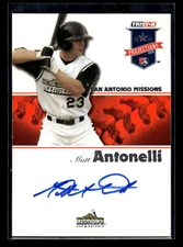 2008  TriStar PROjections #124 Matt Antonelli  Autographs