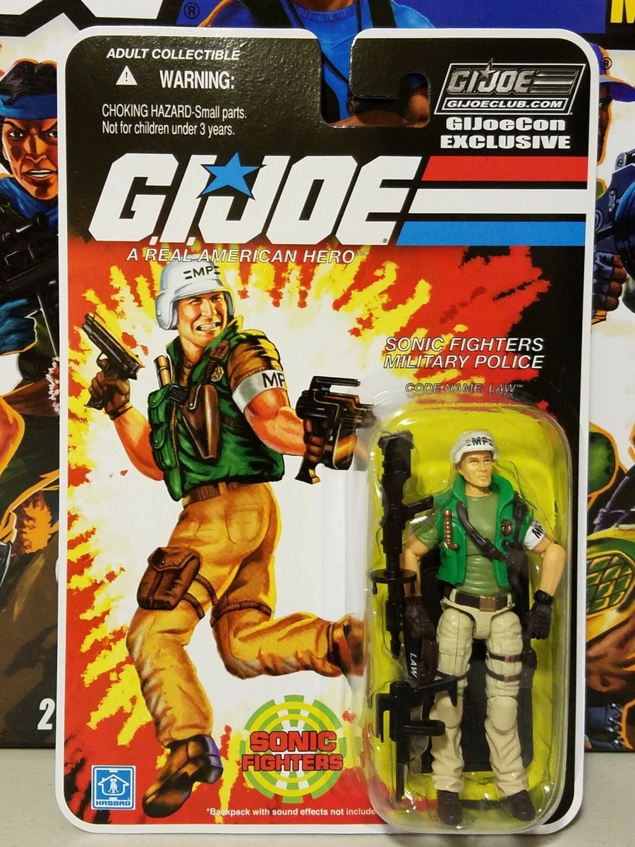 GI Joe Convention 2018 JoeCon Sonic Fighters Law Collectors Club  *NEW&frasl;SEALED*
