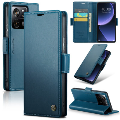 For XiaoMi NOTE 12S Redmi 13C Case Magnetic Leather Flip Wallet Stand Cover