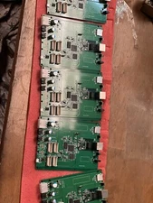 Qty5 Industrial Control PCB Boards- Multi-Connector Input/Output Circuit Modules