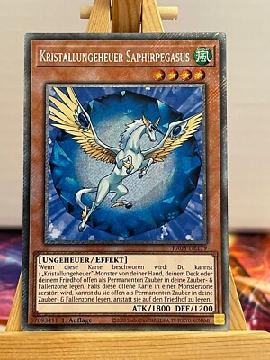 Kristallungeheuer Saphirpegasus RA03-DE179 Platinum Secret Rare DE NM YUGIOH