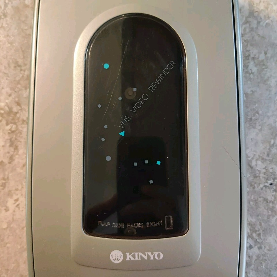 Kinyo VHS Cassette VCR Tape Rewinder Model UV520 Vintage Works Great
