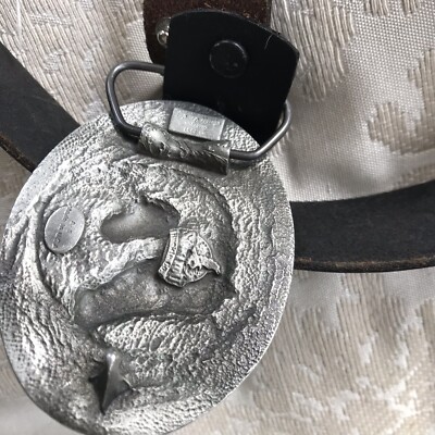Siskiyou Western Pewter Horse Womens Leather Belt 36 / 90  display picture 1