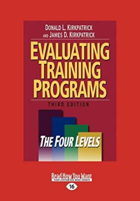 Kirkpatrick - Bewertung von Trainingsprogrammen Die vier Stufen Large Pri - J555z