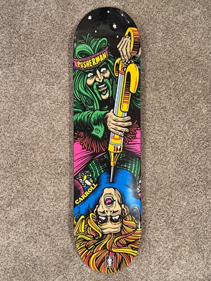 GIRL Mike Carroll Pusherman Deck Art by Sean Cliver Black Light New in Shrink!