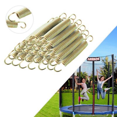AREBOS Trampolinfedern Zugfedern Stahlfedern Trampolin Ersatzfedern Feder Federn