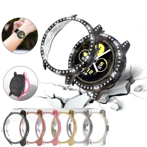 Diamond Frame Case Protector For Samsung Galaxy Watch Active2 Accessories Cover - Picture 1 of 12