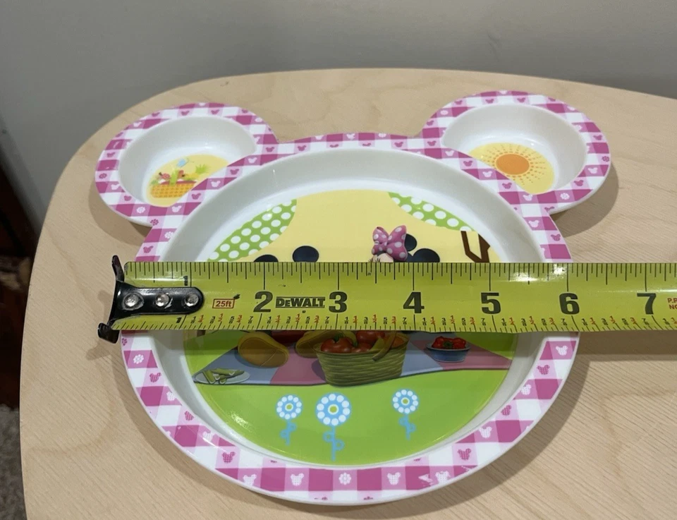 Plato y cuenco The First Years Disney Minnie Mouse 2010 rosa y blanco Foto 4 de 4